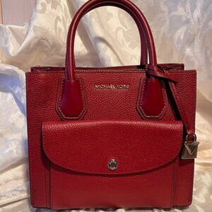 Michael Kors Medium Pebbled Leather Pocket Tote Bag